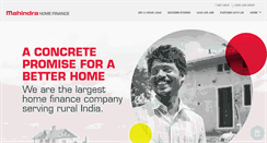 Desktop Screenshot of mahindrahomefinance.com